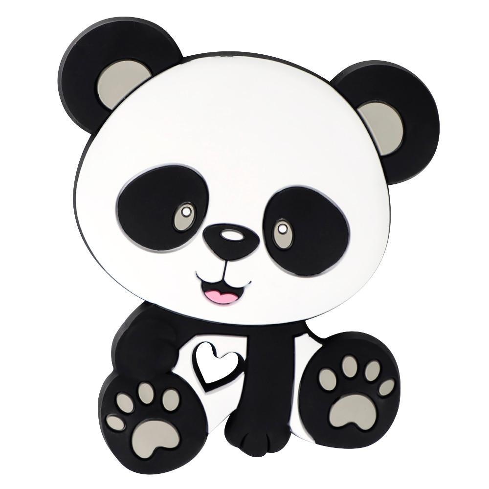 Baby Silicone Teethers BPA Free Teething Toy Animal Dog Koala Owl Elephant Baby Ring Teether Silicone Beads For Kids and Baby