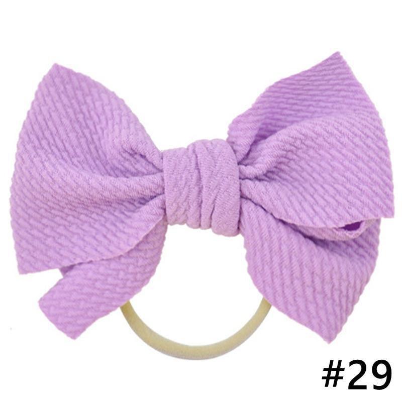 Headband Bow Girl Headbands Nylon Elastic Hair Accessories Photography Props For Baby Girls In Elegant Design