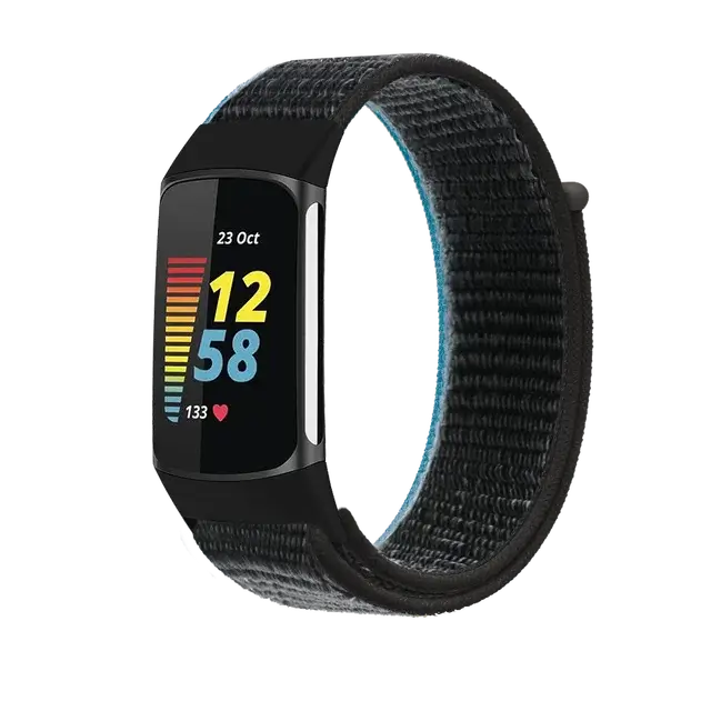 Fitbit Charge 5 6 Nylon-Klettverschluss-Band – Robustes, bequemes Armband