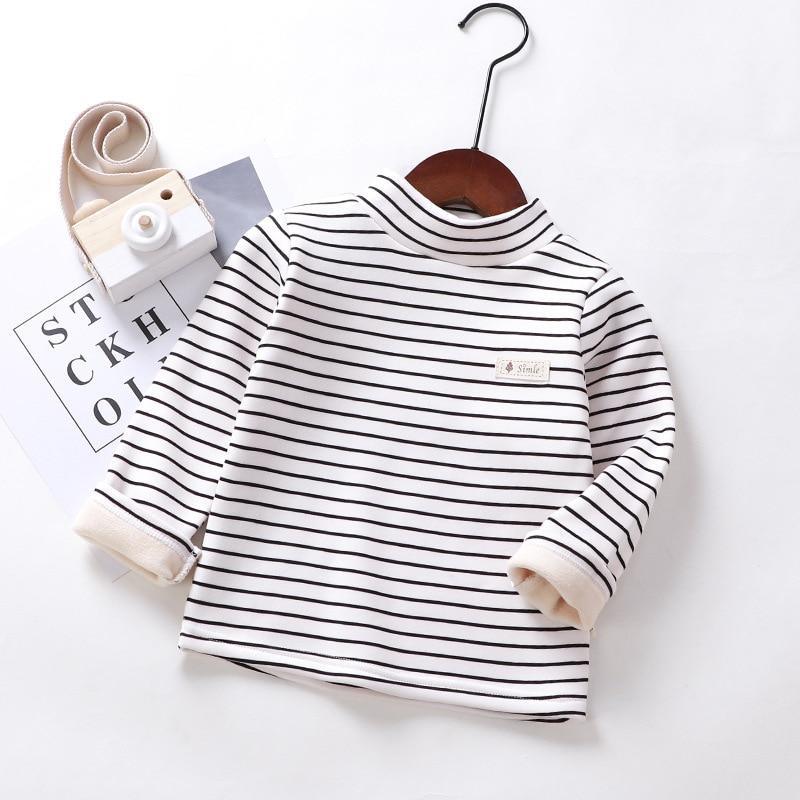 Modern Luxury Toddler Warm Sweater Baby Long Sleeve Outfit Tracksuit Kids Shirt Clothes For Boys And Girls Kids