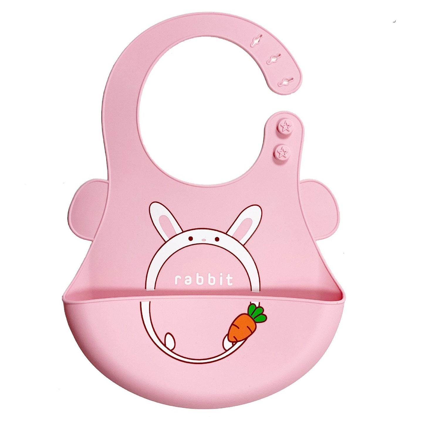 Silicone Baby Eating Bib Children Adjustable Large Boy Girl Saliva Pocket Super Soft Waterproof Bibs For Kids