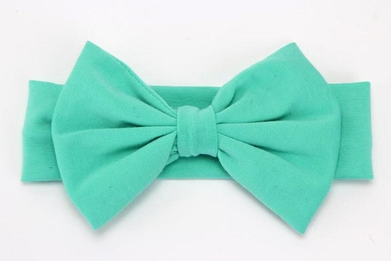 Headband Knitted Cotton Children Girls Elastic Bow Hair Bands Turban for girl Headbands