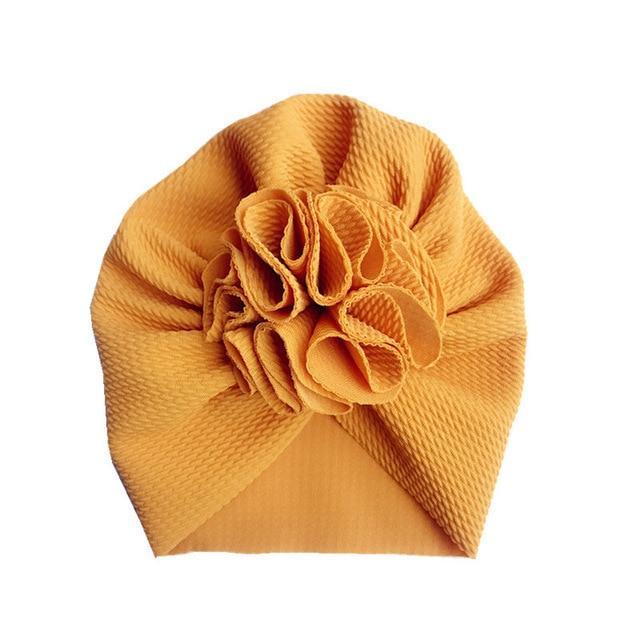 Modern New Lovely Flower Baby Girl Hat Turban Newborn Baby Cap Bonnet Kids Hat For Girls Baby In Trend Design