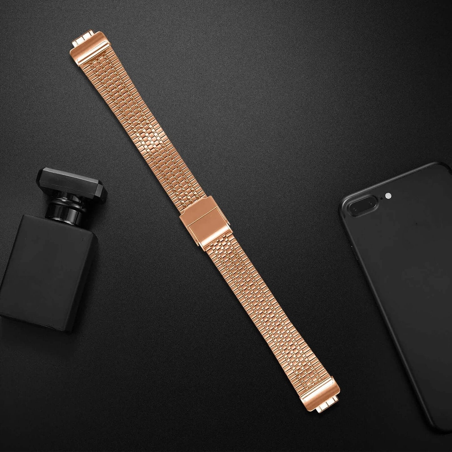 Bracelet en acier Fitbit Inspire 2, 1 - Bracelet en métal durable