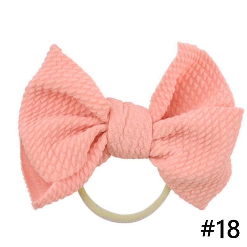 Headband Bow Girl Headbands Nylon Elastic Hair Accessories Photography Props For Baby Girls In Elegant Design
