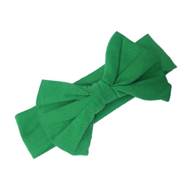 Headband Knitted Cotton Children Girls Elastic Bow Hair Bands Turban for girl Headbands
