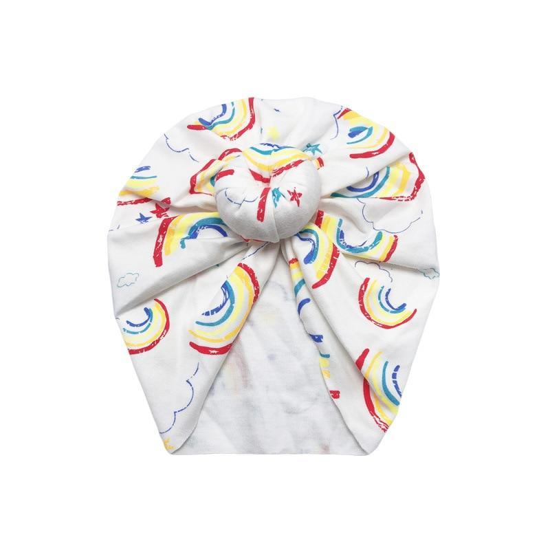 Infant Baby Headbands Solid Cotton Knot Turban Headband For Girls  Beanie Hat Headwear For Girls