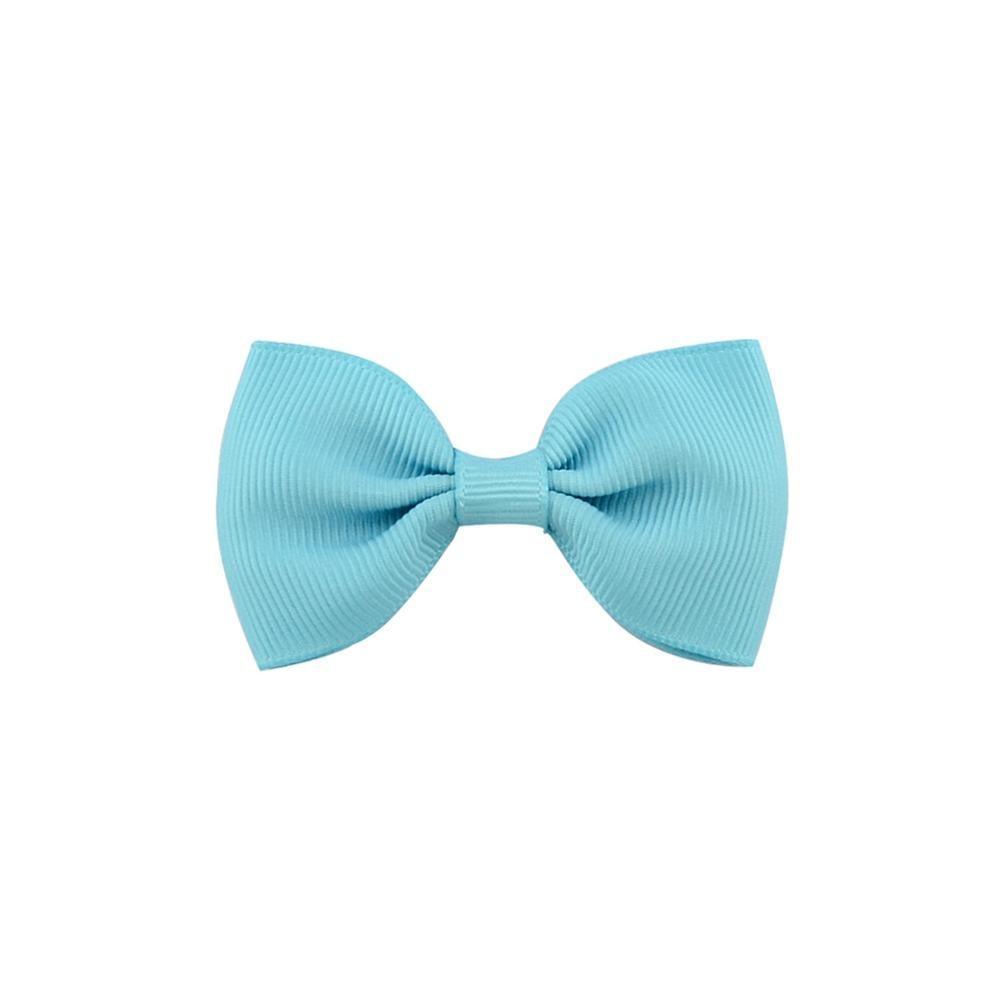 Colorful Mini Bow Tie Hair Clip Small Sweet Solid Ribbon Bow Safety Hair Clips Hairpins Baby Girl Hair Accessories