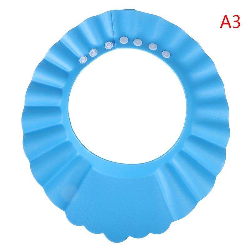 Shampoo Cap Sheild Durable Baby Bath Visor Hat Adjustable Baby Shower Protect Eye Water-proof For Kids