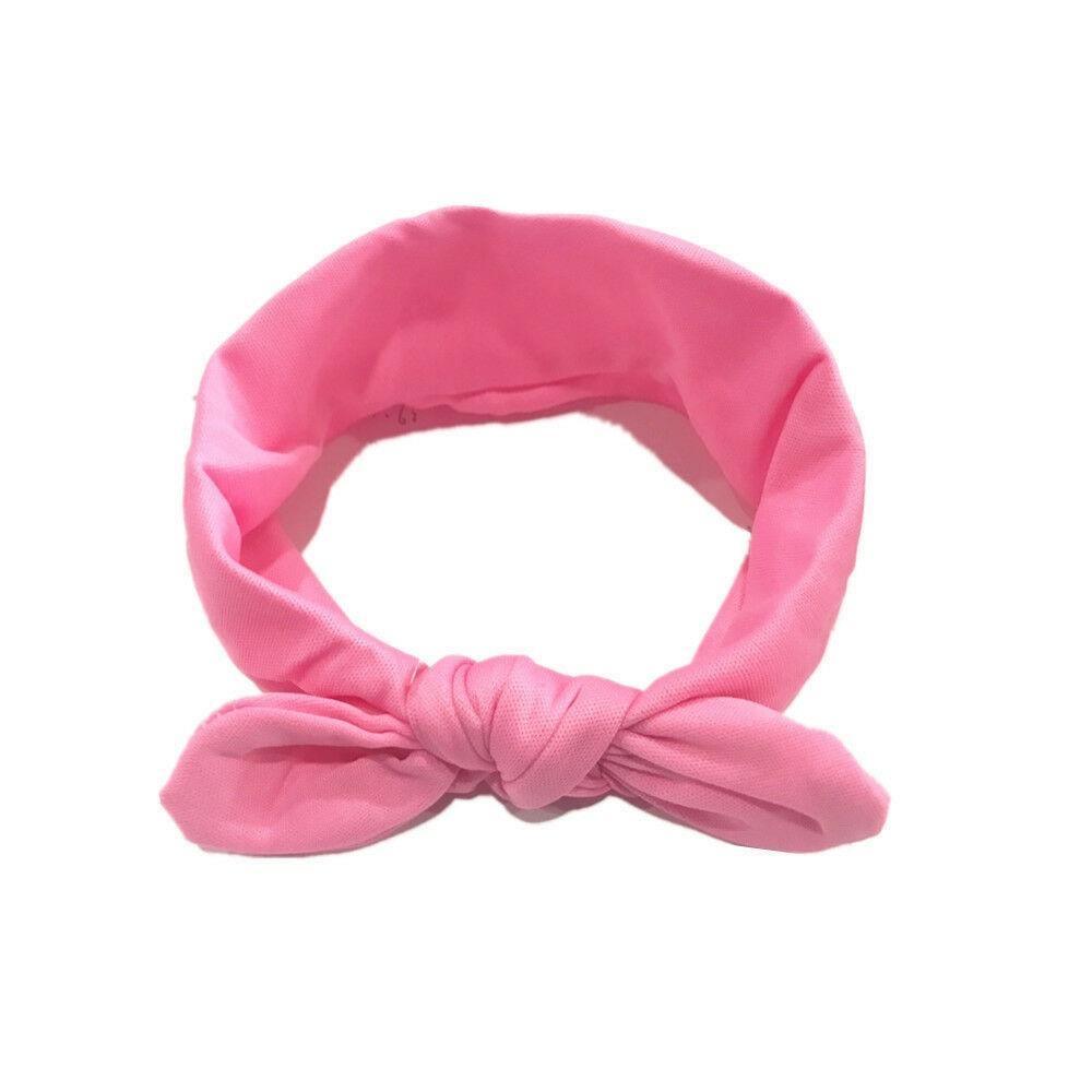 Baby Solid Bowknot Hairband Cute Soft Head Elastic Headband Princess Cute Headband Headwear Hair Accessories For Girls