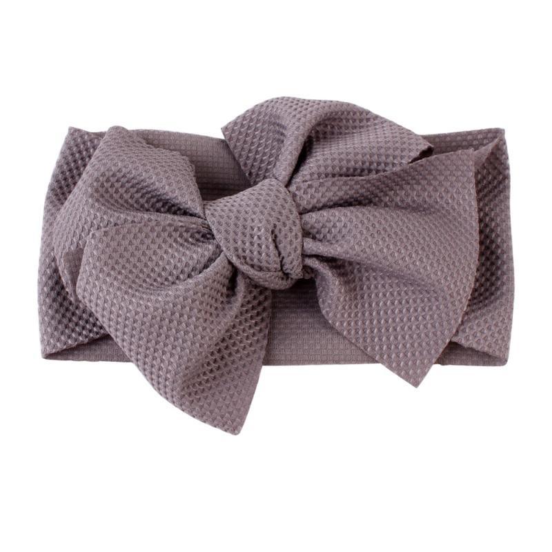 Elastic Candy Solid Color Head Wrap Newborn Head bands Bowknot Bows for Baby Girl Hair Accessories
