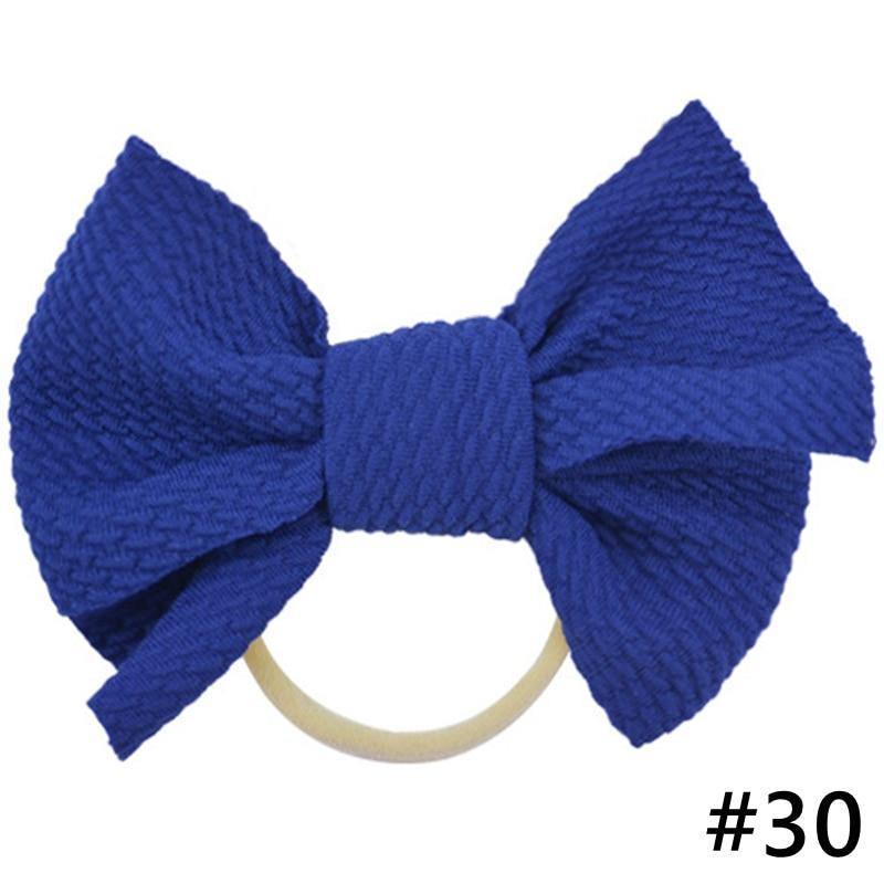 Headband Bow Girl Headbands Nylon Elastic Hair Accessories Photography Props For Baby Girls In Elegant Design