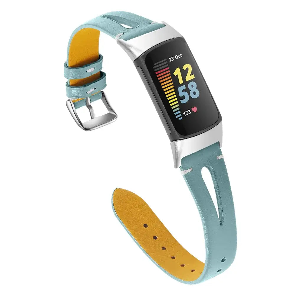 Fitbit Charge 5 6 Lederarmband - Stilvolles robustes Zubehör