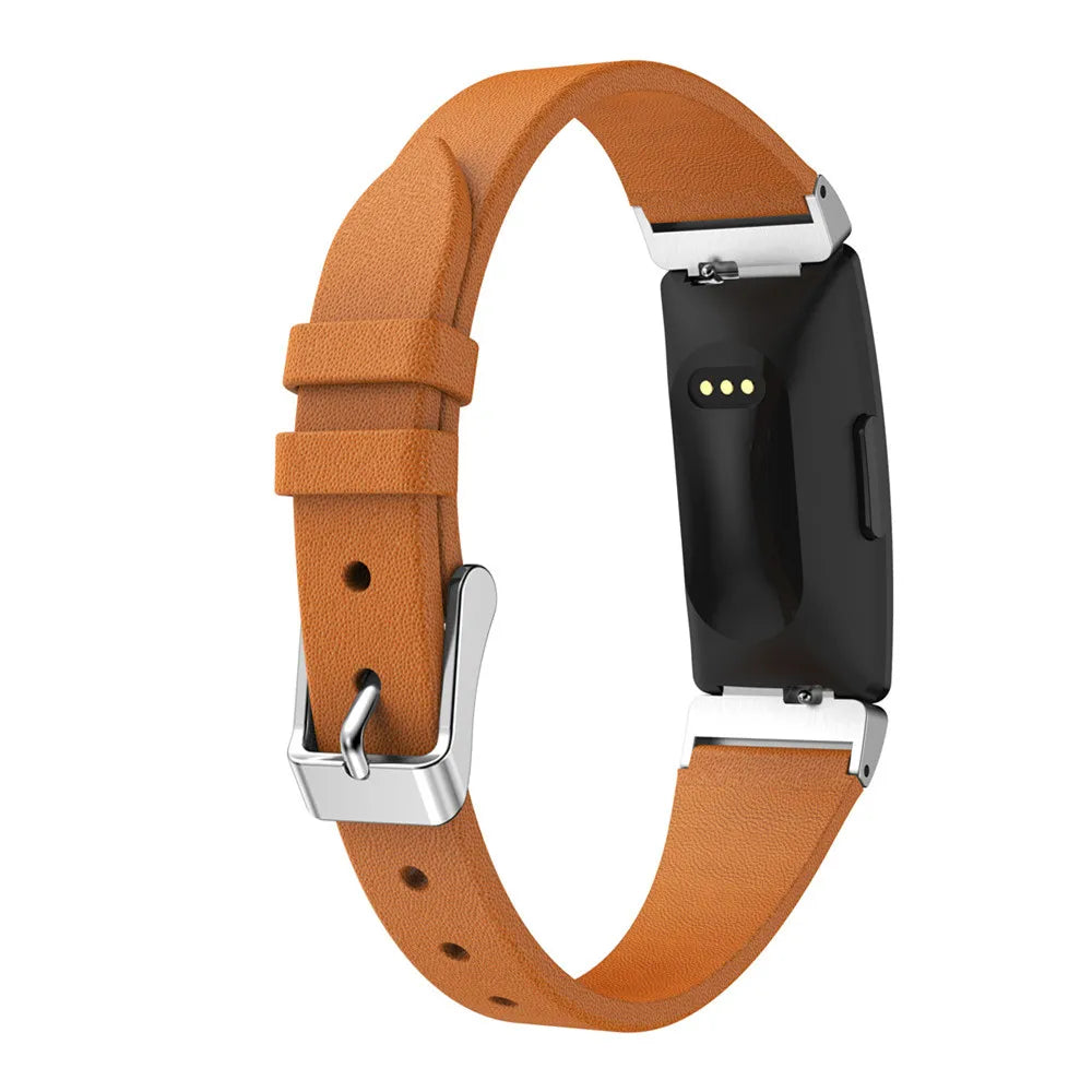 Bracelet en cuir Fitbit Inspire 2, 1, HR - Élégant, confortable, durable