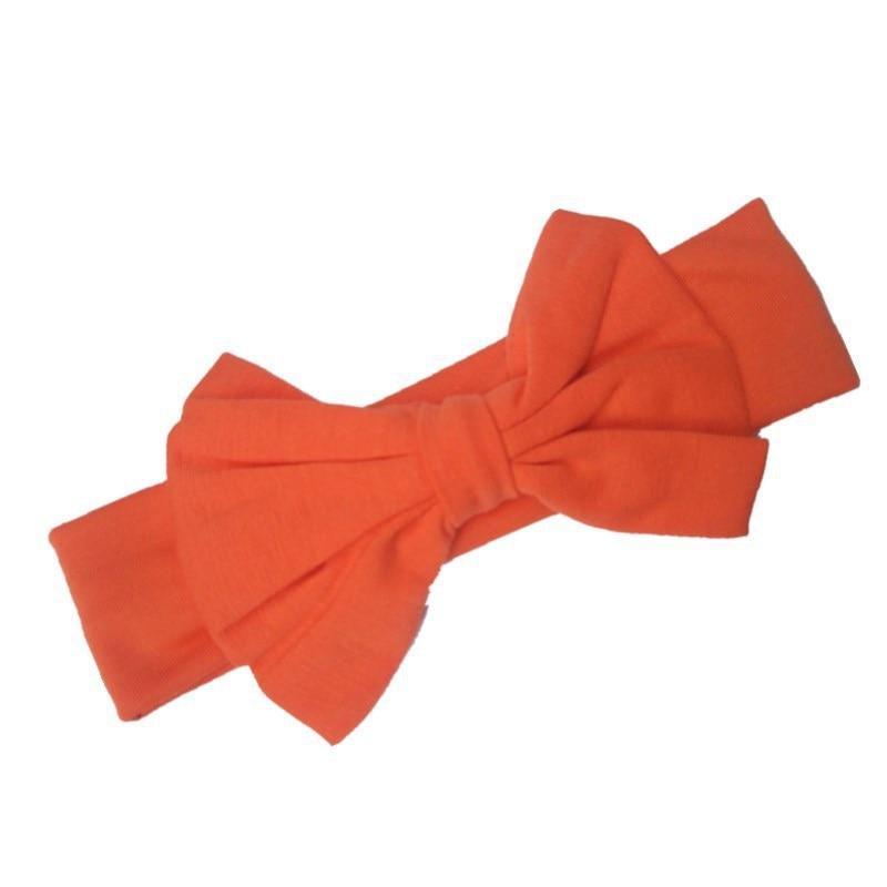 Headband Knitted Cotton Children Girls Elastic Bow Hair Bands Turban for girl Headbands