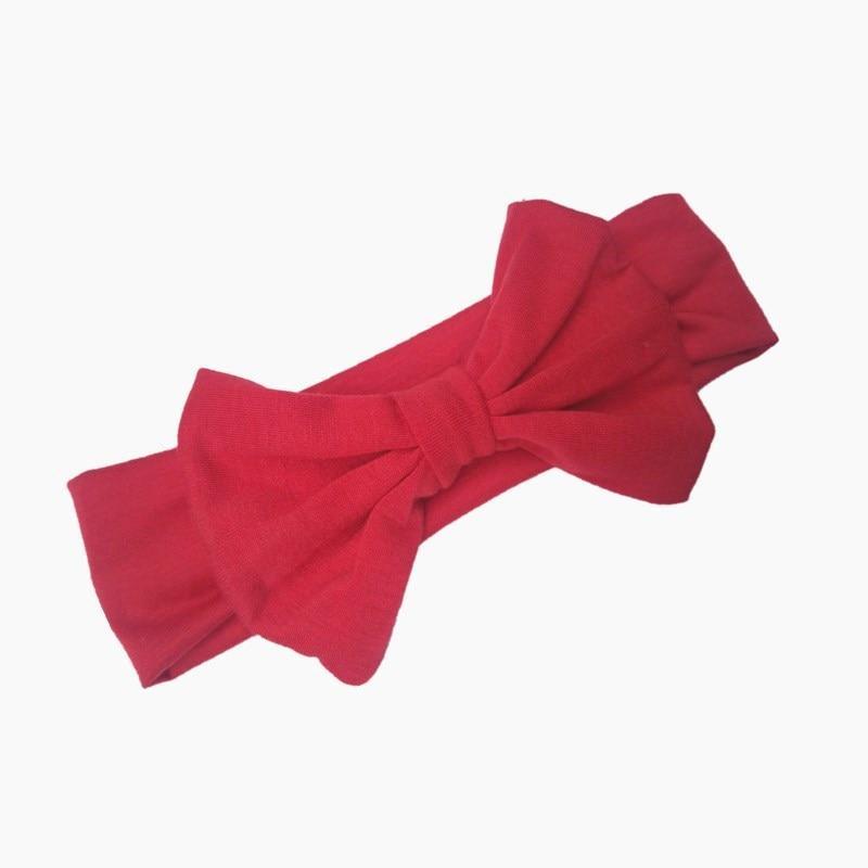 Headband Knitted Cotton Children Girls Elastic Bow Hair Bands Turban for girl Headbands