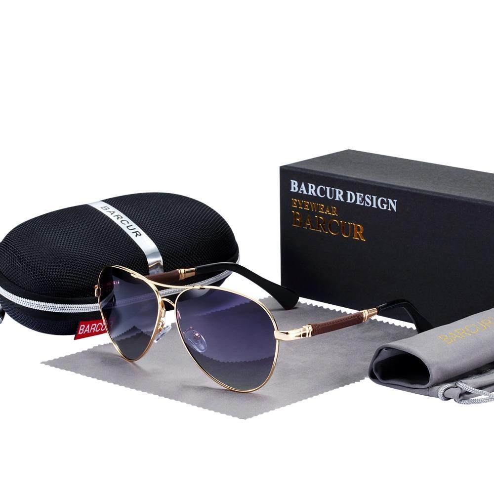 High Quality TR90 Luxury Modern Men Polarized Sunglasses In Aviation Pilot Famous Style with  UV400 Protection and Miror Glasses