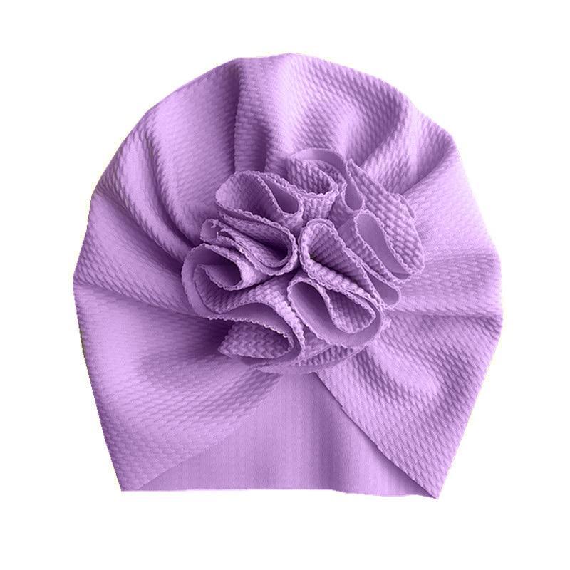 Modern New Lovely Flower Baby Girl Hat Turban Newborn Baby Cap Bonnet Kids Hat For Girls Baby In Trend Design