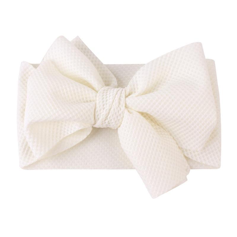 Elastic Candy Solid Color Head Wrap Newborn Head bands Bowknot Bows for Baby Girl Hair Accessories