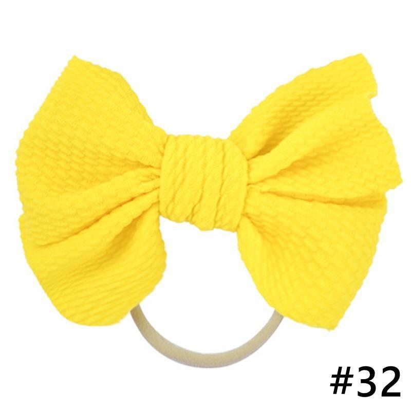 Headband Bow Girl Headbands Nylon Elastic Hair Accessories Photography Props For Baby Girls In Elegant Design