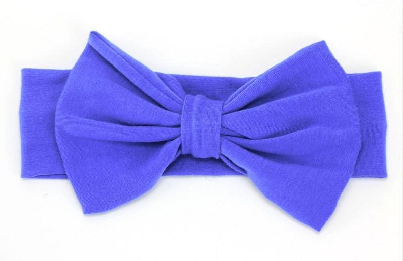 Headband Knitted Cotton Children Girls Elastic Bow Hair Bands Turban for girl Headbands