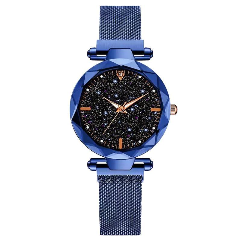 New Luxury Women Watches Ladies Watch Starry Sky Magnetic Waterproof Female Wristwatch For Women and Girls