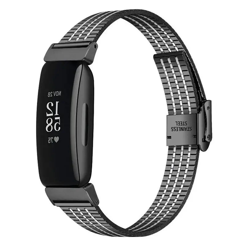 Bracelet en acier Fitbit Inspire 2, 1 - Bracelet en métal durable