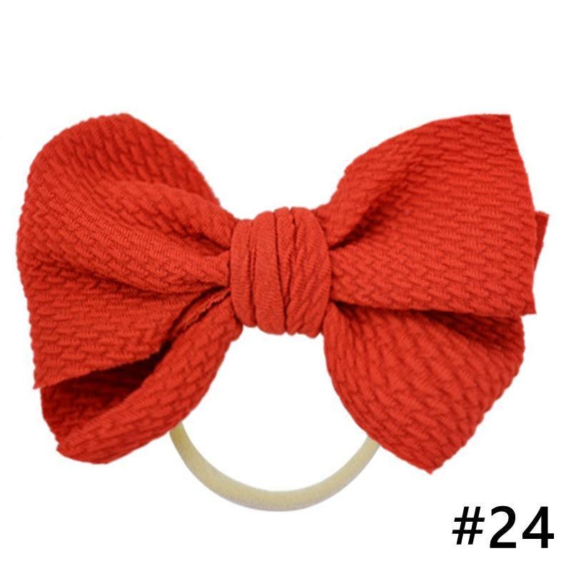 Headband Bow Girl Headbands Nylon Elastic Hair Accessories Photography Props For Baby Girls In Elegant Design