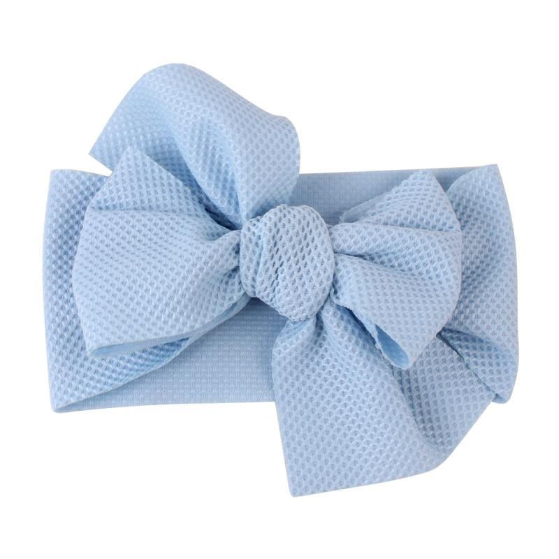 Elastic Candy Solid Color Head Wrap Newborn Head bands Bowknot Bows for Baby Girl Hair Accessories