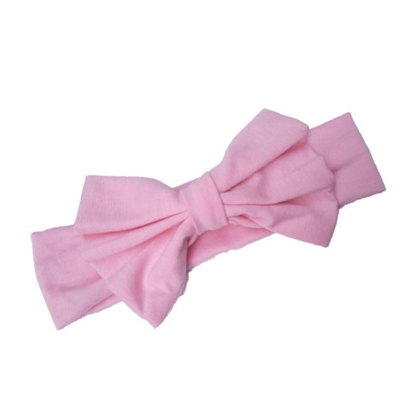 Headband Knitted Cotton Children Girls Elastic Bow Hair Bands Turban for girl Headbands