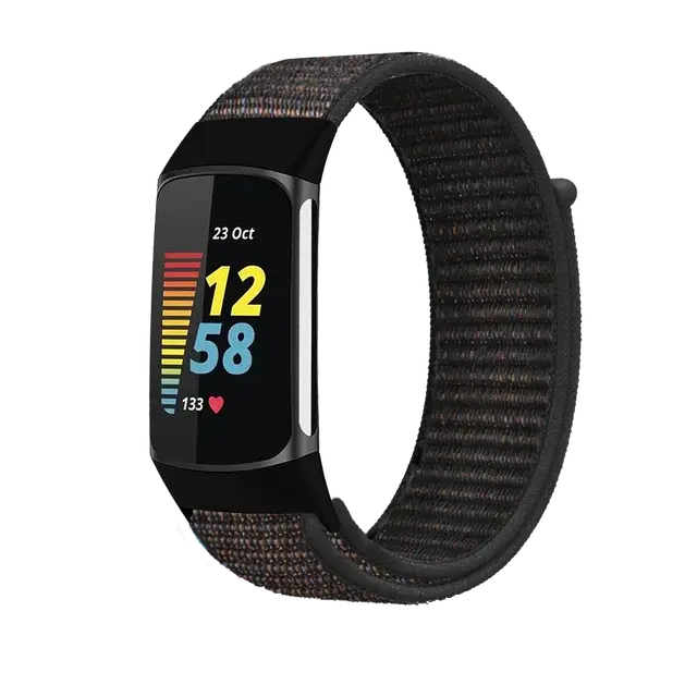 Fitbit Charge 5 6 Nylon-Klettverschluss-Band – Robustes, bequemes Armband
