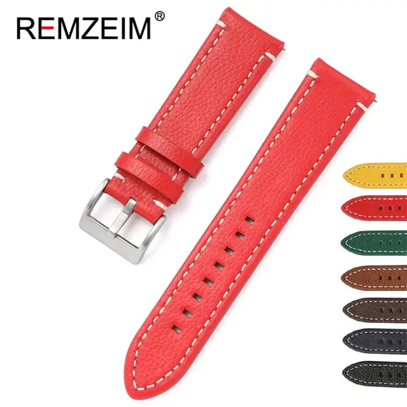 Samsung Galaxy Watch Leather Strap - Premium Classic Design