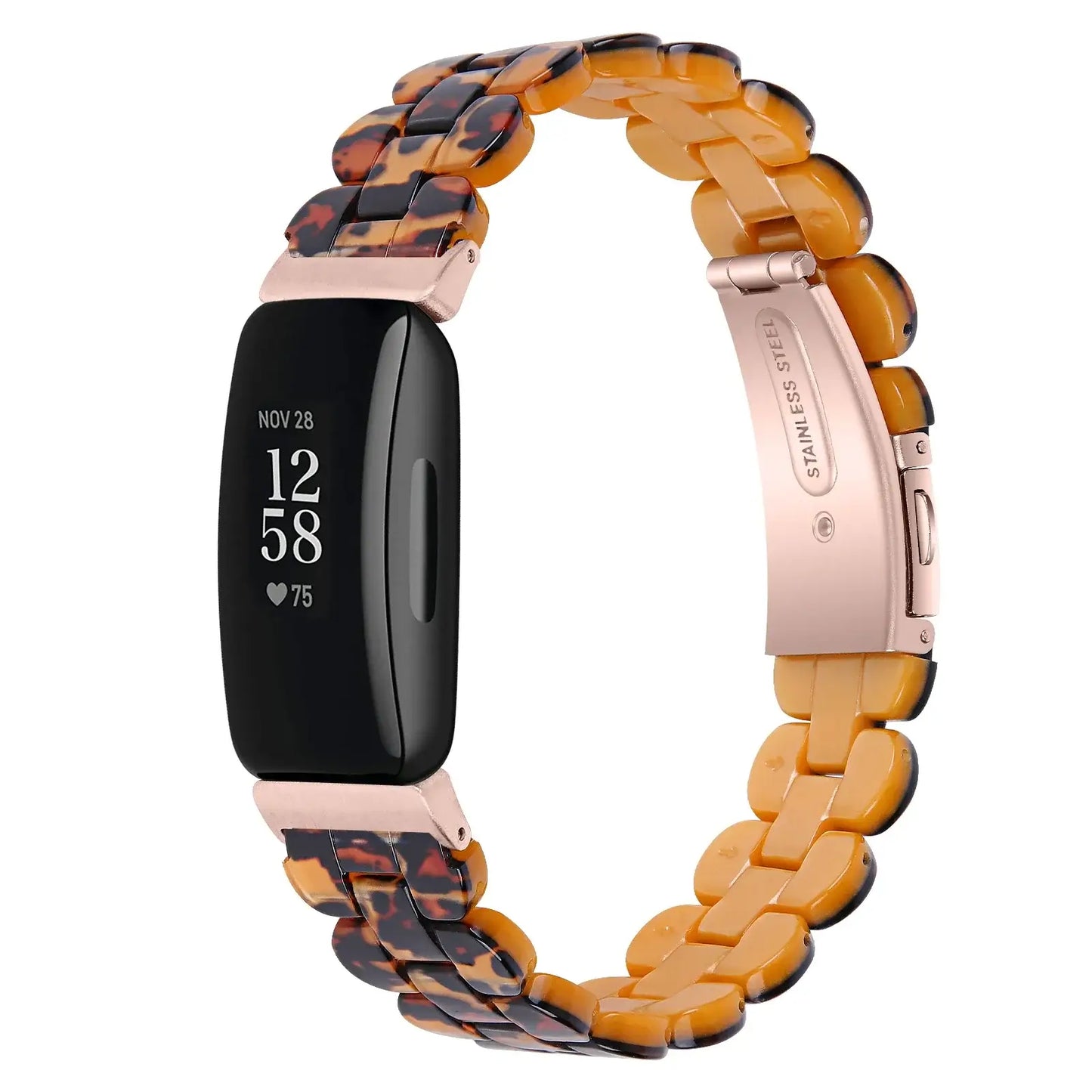 Bracelet en résine pour Fitbit Inspire 3, 2, 1, HR - Durable, léger