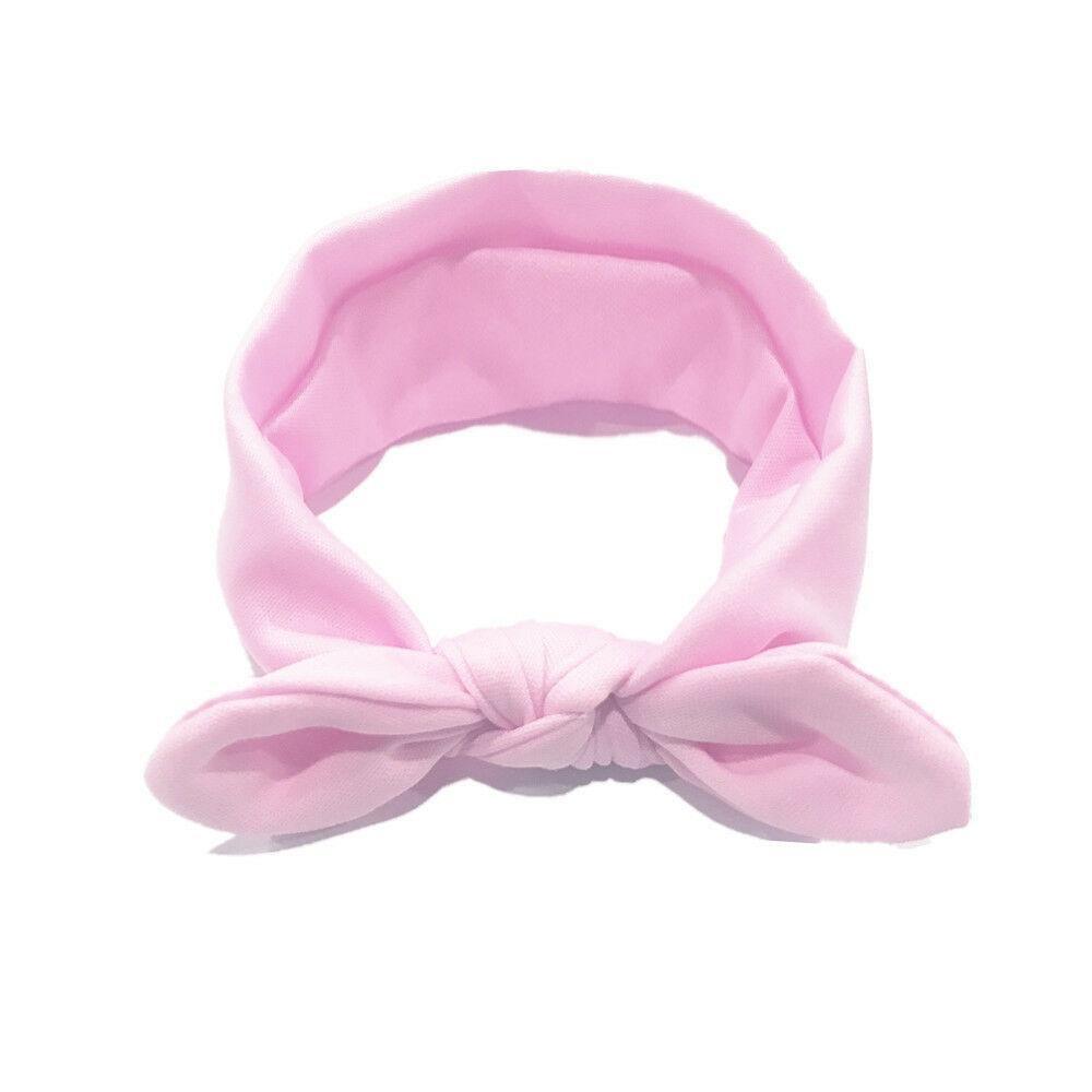 Baby Solid Bowknot Hairband Cute Soft Head Elastic Headband Princess Cute Headband Headwear Hair Accessories For Girls