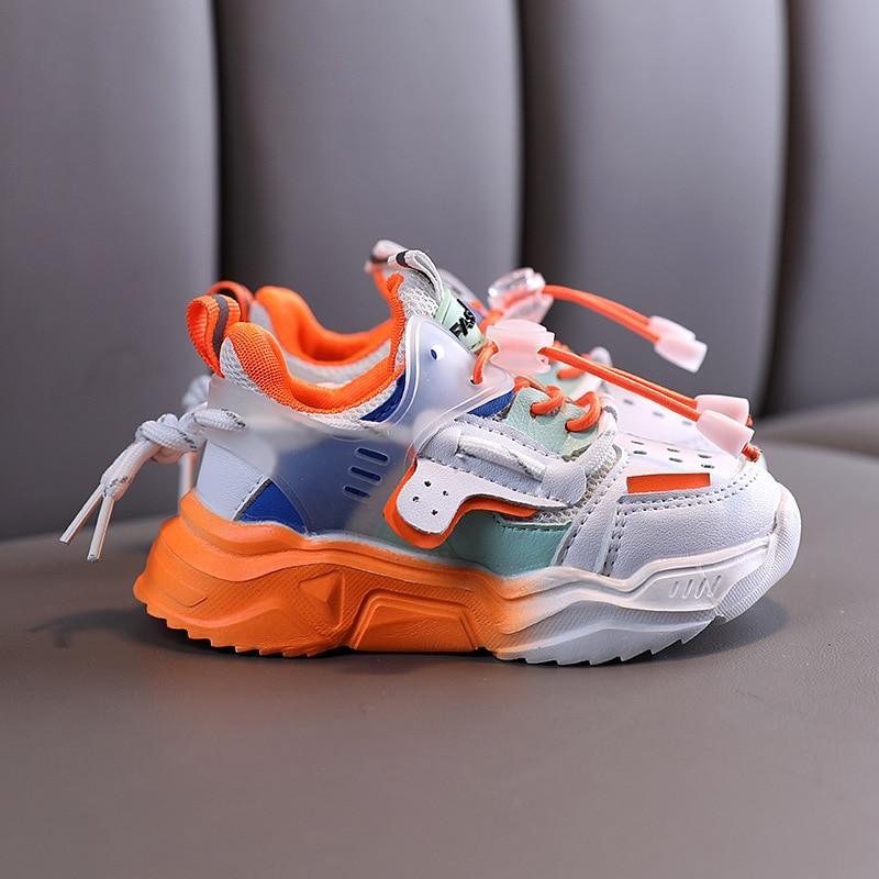 Baby Girls Boys Casual Shoes Soft Bottom Non-slip Breathable Outdoor Fashion Kids Sneakers Children Sports Shoes