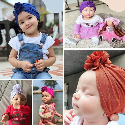 Baby Girls Head Wrap Turban Headbands Hair Accessories For Girls Baby Kids elegent Design  Bow
