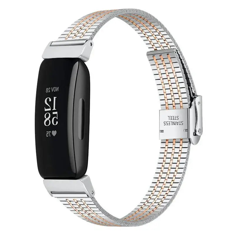 Bracelet en acier Fitbit Inspire 2, 1 - Bracelet en métal durable