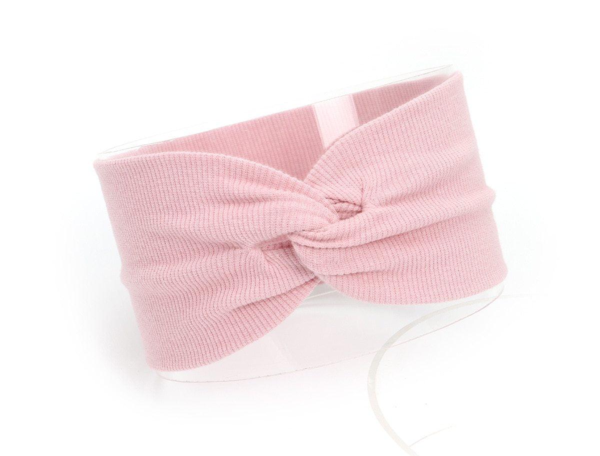 Modern New Trend Girls Winter Autumn Headband Twisted Knotted Soft Elastic Baby Girl Soft Elastic Turban Headband For Girls
