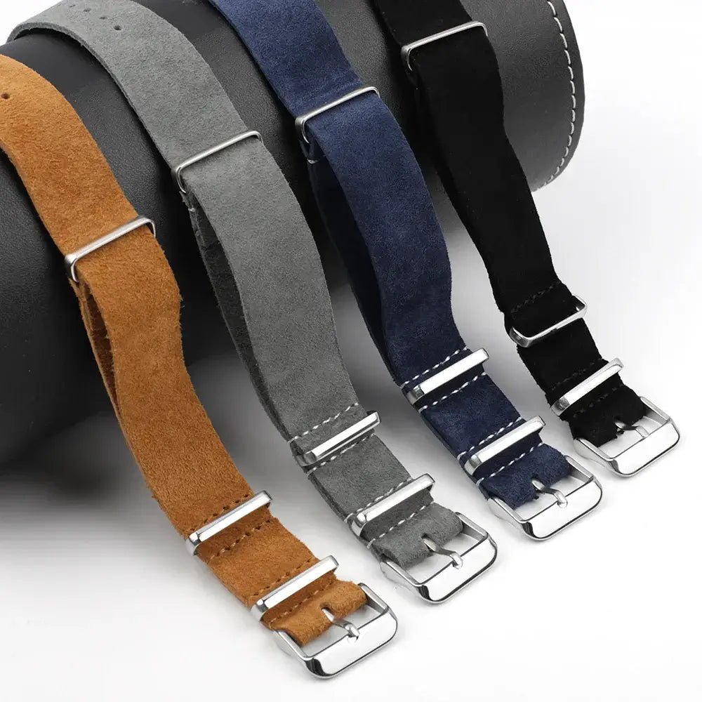 Bracelet en suède pour Samsung Galaxy Watch - Doux et élégant