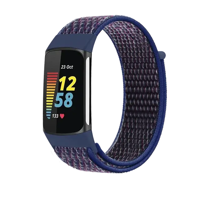 Fitbit Charge 5 6 Nylon-Klettverschluss-Band – Robustes, bequemes Armband