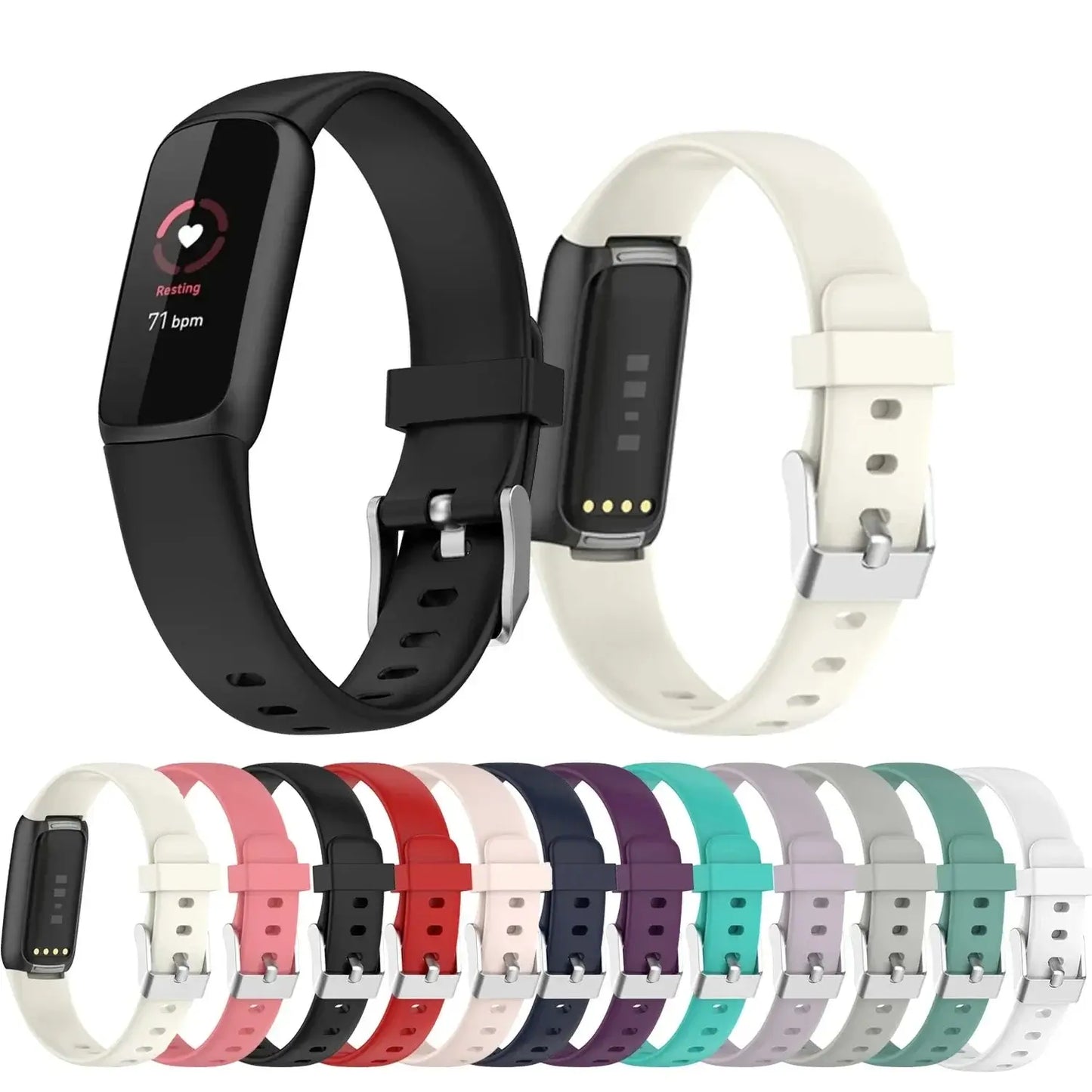 Fitbit Luxe Silikonarmband – Weiches, bequemes, flexibles Armband