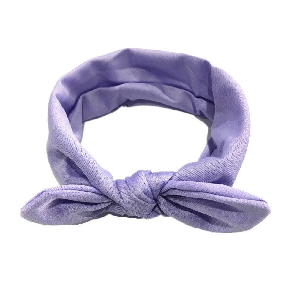 Baby Solid Bowknot Hairband Cute Soft Head Elastic Headband Princess Cute Headband Headwear Hair Accessories For Girls