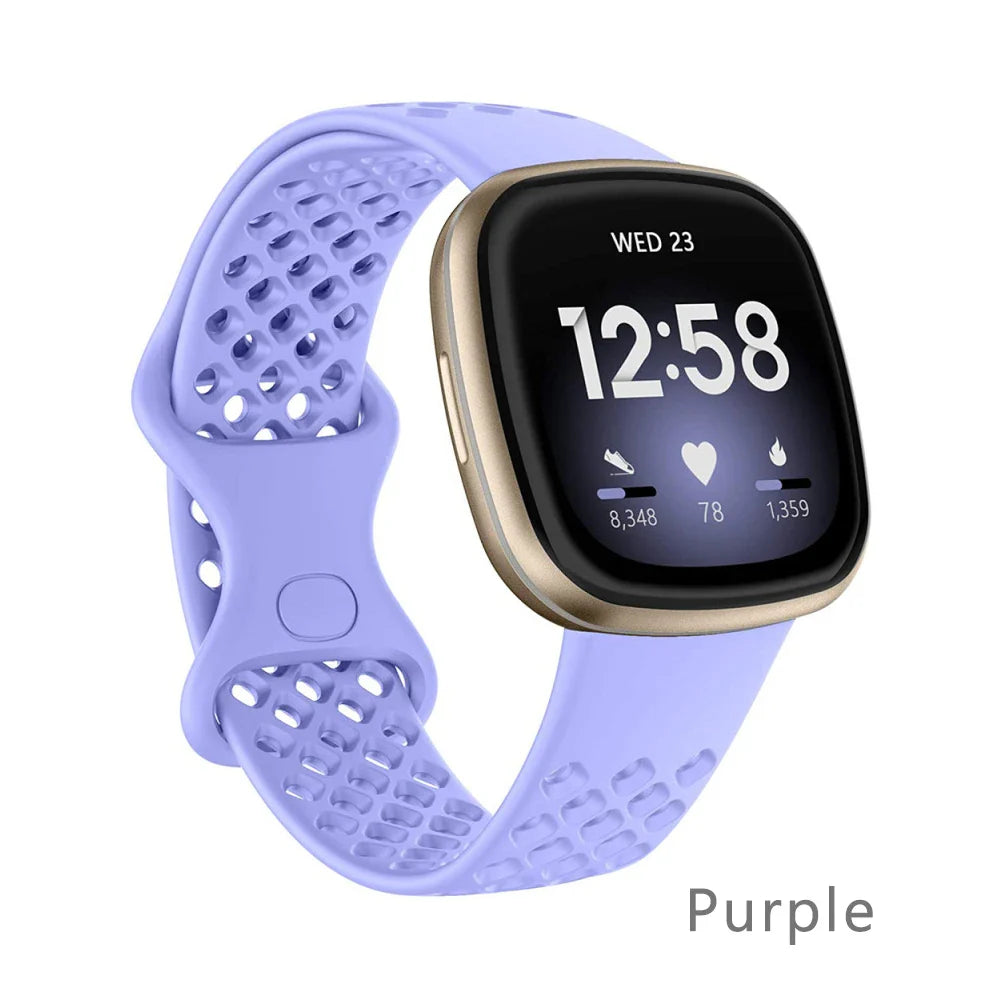 Atmungsaktive Sport-Armbänder für Fitbit Versa & Sense