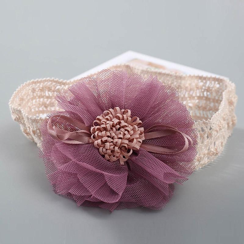Modern Baby Headband Flower Girls Bows for Baby Girls Kids Headbands Turban Newborn