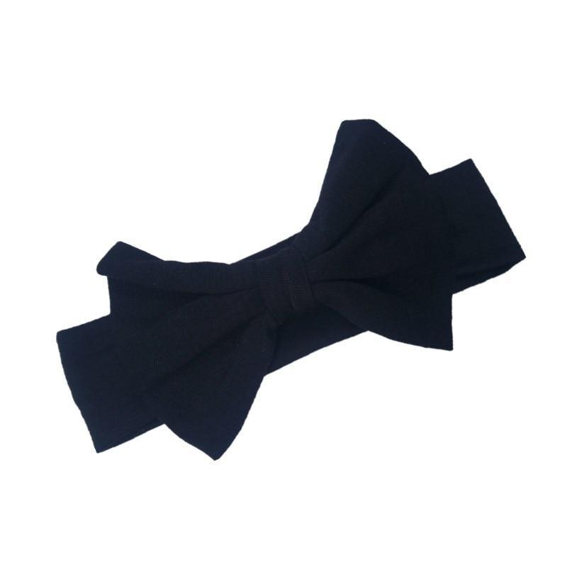 Headband Knitted Cotton Children Girls Elastic Bow Hair Bands Turban for girl Headbands