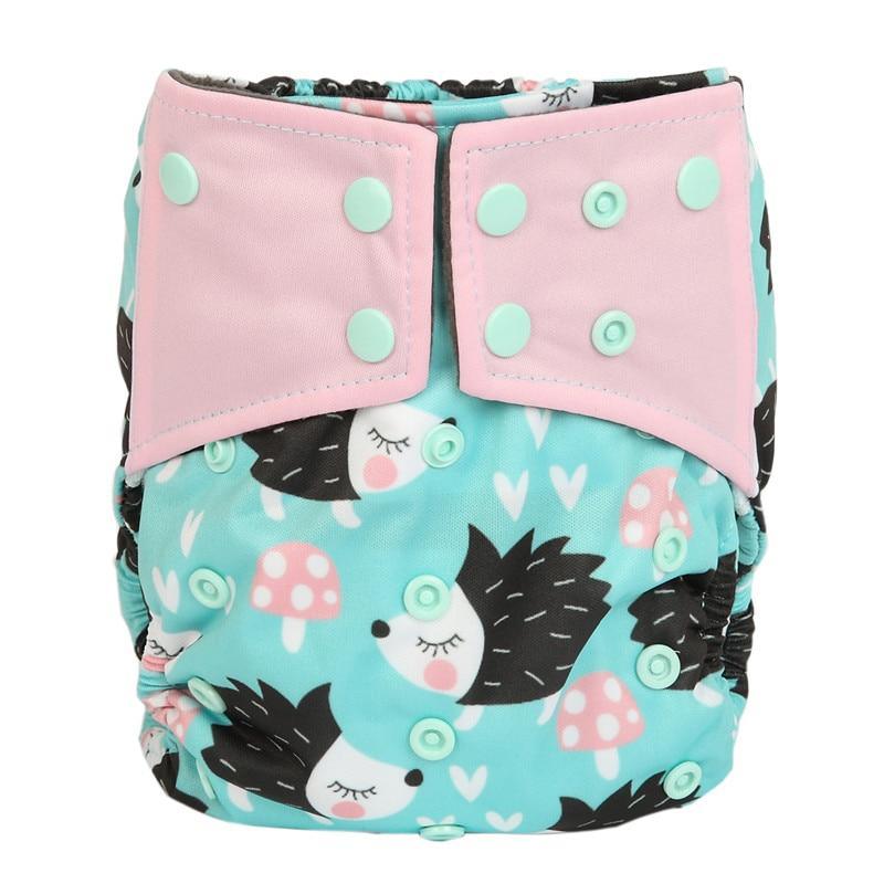 Luxury Charcoal Bamboo Baby Cloth Diaper Nappy Washable Reusable Double Gusset Square Tabs Nappies for Baby and Kids