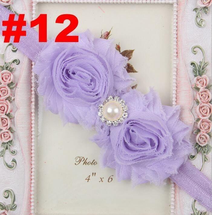 Handmade Flower Newborn Headwear Head Wrap Band Hairband Gift Toddlers For Baby Girls