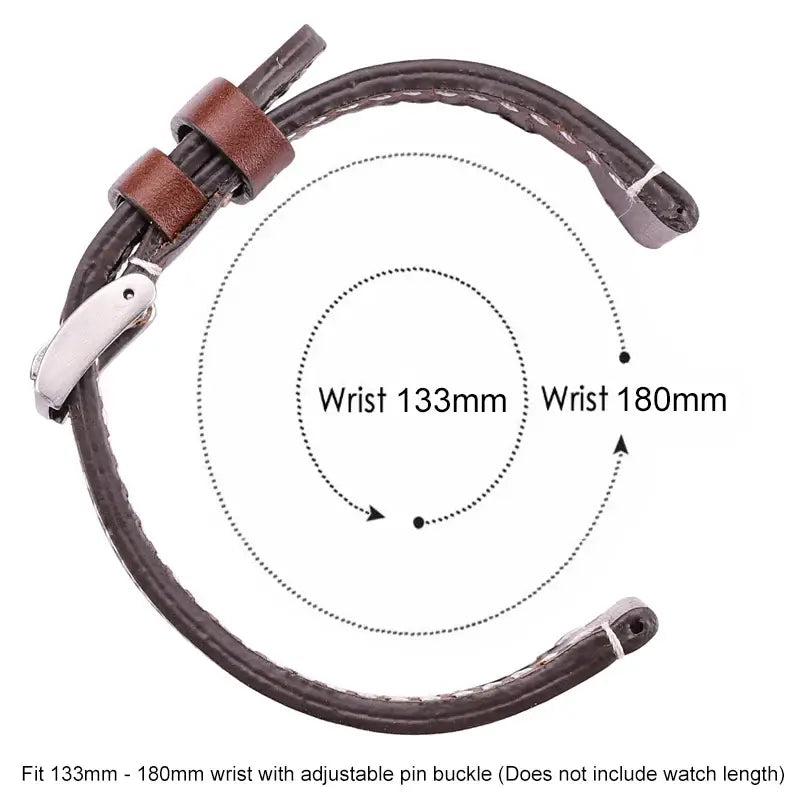 Huawei Lederarmband - Premium, Klassisch, Stilvolles Design