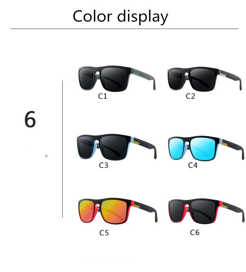 Nouvelles lunettes de soleil carrées polarisées rétro et classiques unisexe pour femmes et hommes avec protection UV400, lunettes de sport pour la conduite