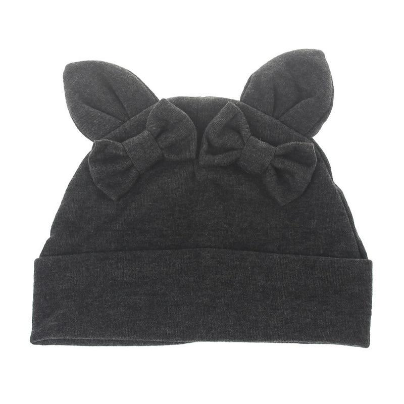 Baby Girl Hat Rabbit Ear Hat For Girls Cotton Bow Knot Children's Cap Toddler Kids Hats Cartoon Hats